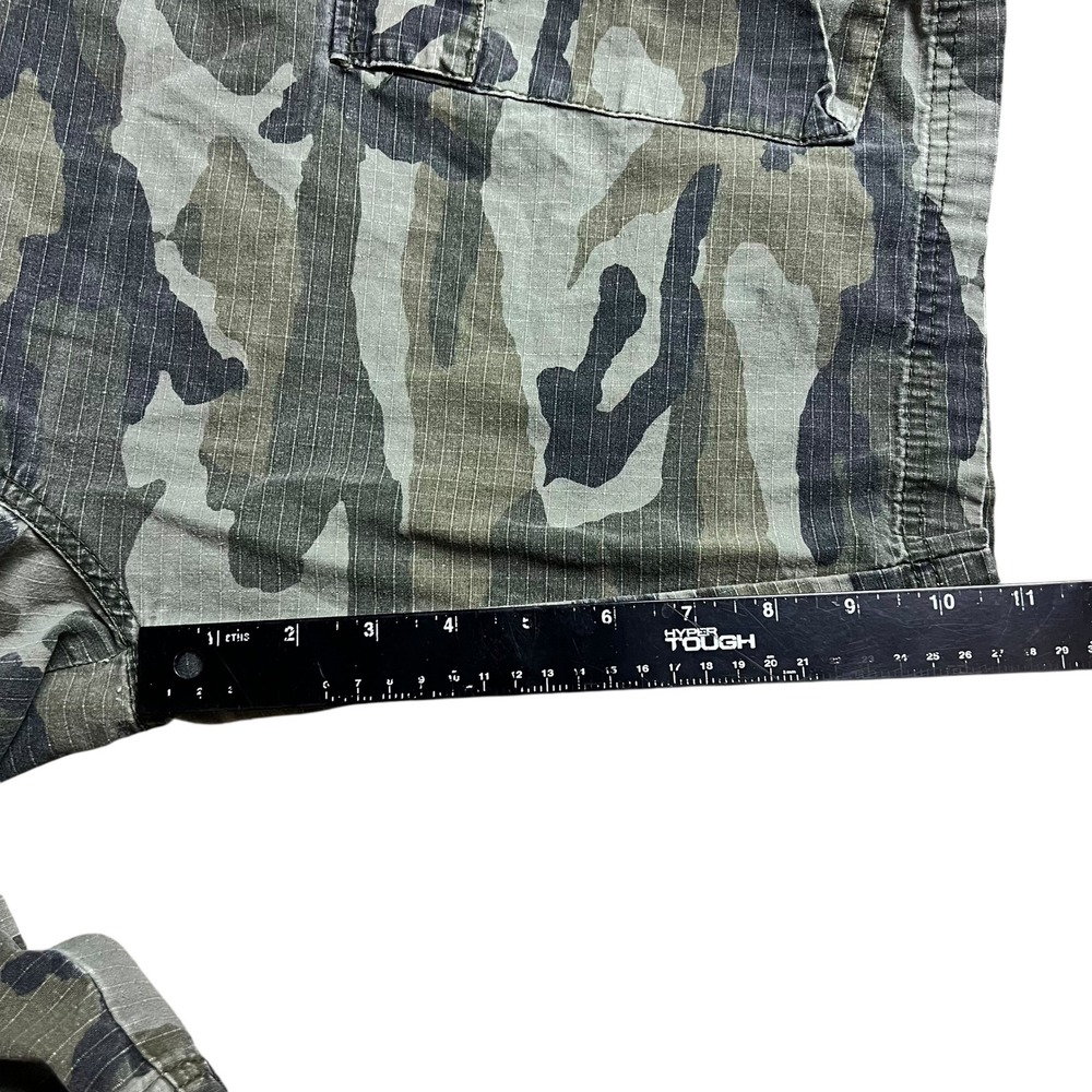 Ecko Unltd Mens Camo Cargo Shorts Size 32 Green Ripstop With Belt Camouflage - Picture 7 of 8